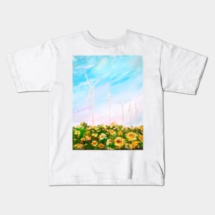 Wind Energy Kids T-Shirt